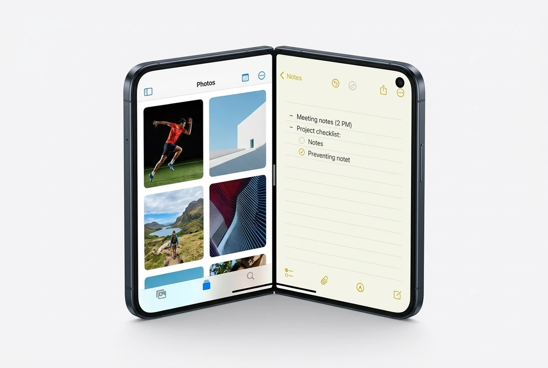 Apple iPhone Duo — два застосунки на розкладеному екрані
